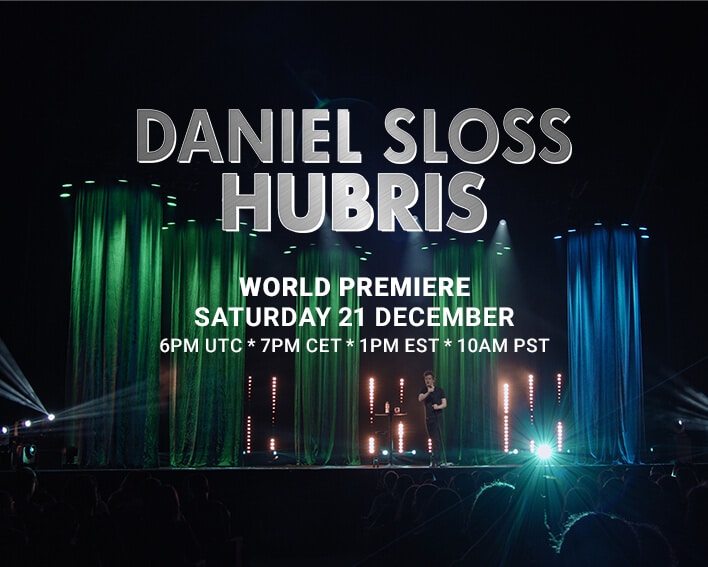 DANIEL SLOSS: HUBRIS - NEW SPECIALGLOBAL RELEASE 21 DECEMBER 2024 ...